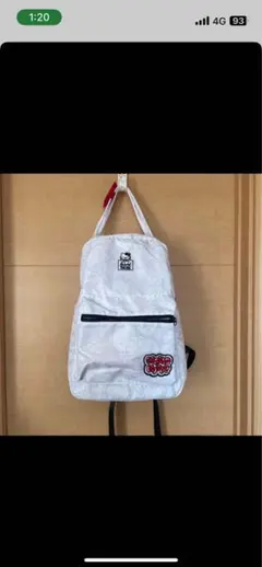 Hello Kitty キティ柄リュック ホワイト　内側キティ柄可愛い新品未使用