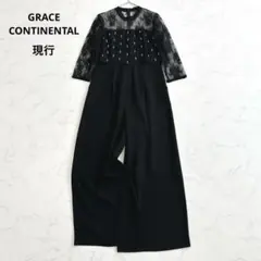 2024✨グレースコンチネンタル ストライプレースシャツワンピース