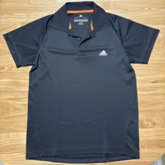 adidas アディダス ポロシャツ ブラック メンズS