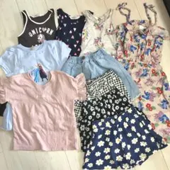 キッズ服セット　子ども服　120（エルサ、ユニコーンなど）
