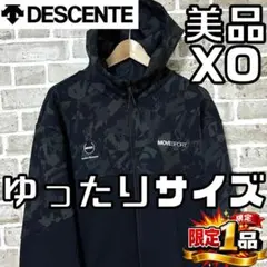 【早い者勝ち✨】デサント ムーブスポーツ メンズ ジップパーカー XO 黒