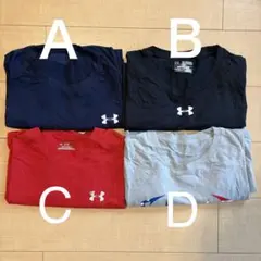 【古着】アンダーアーマー 半袖まとめ売り 4着