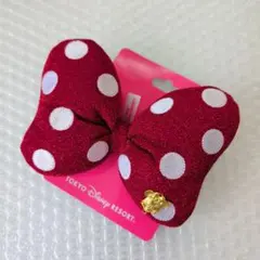 ディズニー　ミニー　♡リボン　大♡　ヘアポニーのサムネイル