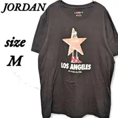ジョーダン 半袖Tシャツ M プリント スニーカー NIKE ブラック きれいめ