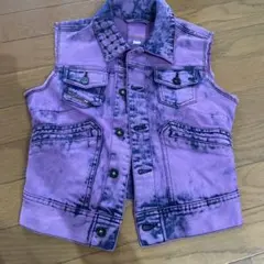 DIESEL パープル デニムジャケット