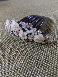 ヘアコーム かんざし 髪飾り ビジュー 浴衣 着物 パーティー 衣装 お呼ばれ