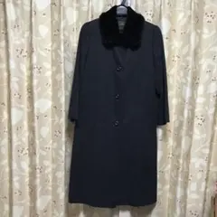 超美品　Leilian ファー付きロングコート