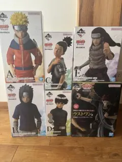naruto ナルト　一番くじ　フィギュア　全種コンプリート　我愛羅　ラストワン
