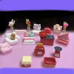 昭和レトロ グリコのおまけその他 ミニチュア 家具 家電 セット まとめ