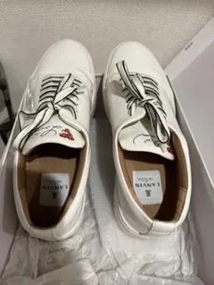 LANVIN en Blue 23.5 ホワイト スニーカーのサムネイル
