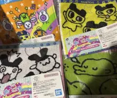 たまごっち キャラクタータオル 一番くじ Ｅ賞　4点