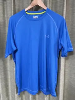 UNDER ARMOUR アンダーアーマー Tシャツ LG ヒートギアブルー