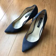 スエードパンプス　ハイヒール