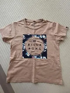Billabong Tシャツ ベージュ 花柄ロゴのサムネイル
