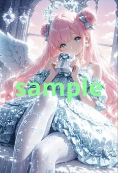 キラキラ　かわいい　イラスト　ポスター　A4サイズ　83