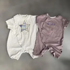 半袖　ロンパース 80 2点セットtate a tete BREEZE