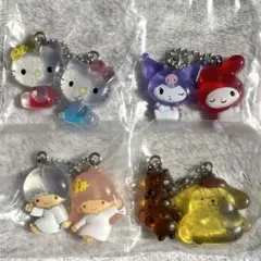 即日発送 サンリオキャラクターズ なかよしドロップチャーム　全4種 コンプリート