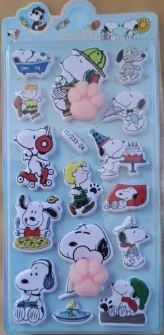★2 スヌーピー 肉球シール