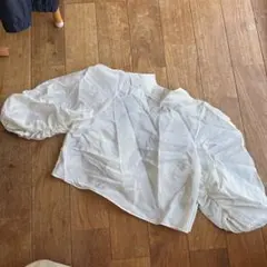 未使用zara ブラウス　サテン　リボン