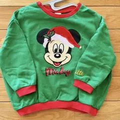 しまむら リトシー クリスマス 裏毛 トレーナー ミキミニ 110 ディズニー