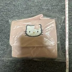ハローキティキルトシリーズ二つ折り財布ピンク97年製新品未使用タグ付き平成レトロ