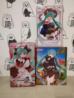 初音ミク フィギュア ３種セット チロルチョコ fashion 長靴を履いた猫