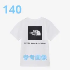 THE NORTH FACE 半袖Tシャツ ホワイト キッズ140 中古