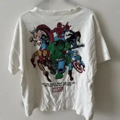 MARVEL キッズ Tシャツ 화이트
