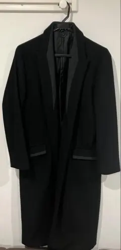 noid ロングコート　ウール、ブラック