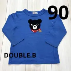 DOUBLE.B カットソー　長袖Tシャツ