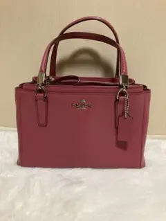 COACH コーチ ピンク ハンドバッグ　ショルダーバッグ　美品