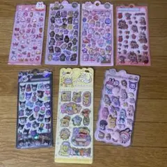 マ*ー様 【厳選7枚】キャラクターシールセット ウォーターシール　お尻　プレゼン