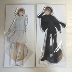 アオのハコ 鹿野千夏 BLACK&WHITE ver. アクリルスタンド セットのサムネイル
