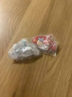 サンリオキャラクターズ パッケージチャーム＆チョコボーロ　シナモロールマイメロ