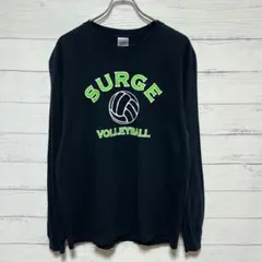 休*じ様 GILDAN ギルダン ロンT 長袖 Tシャツ L ブラック バレーボ