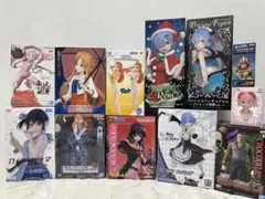 ワンピース　リゼロ　SAO カノジョも彼女　フィギュア12点セット