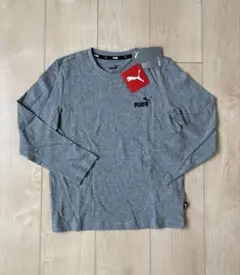 新品プーマ長袖ロンT 130cm 灰色　長袖シャツ