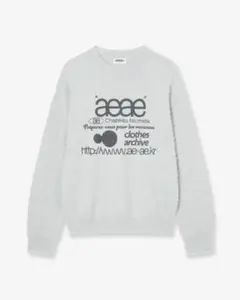 【新品未使用】WEB LOGO HAIRY KNIT ニット