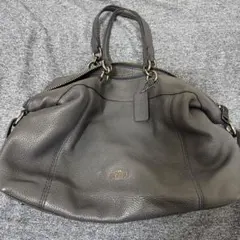 OLD COACH コーチ ハンドバック シボ バッグ トート ボストン