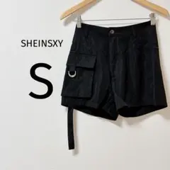9 SHEINSXY ブラックショートパンツ S 短パン 黒 ズボン