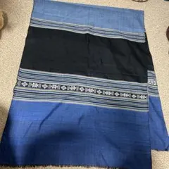 【新品】アジアンショール　ブルー　バリ　エスニック　マフラー