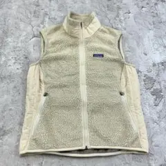 y*☆様 パタゴニア　シンチラ系　フリース　トップス　ベスト　古着　ホワイトベー