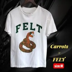 Carrots(キャロッツ) フェルト コラボ Tシャツ スネークロゴ サイズMのサムネイル