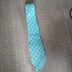 Rosso Bianco ミントグリーン 花柄 ネクタイ