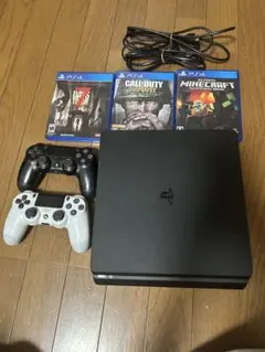 PlayStation 4 本体 + コントローラー2つ + ゲーム3本