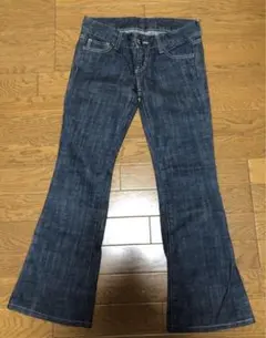 未使用美品　マウジー　moussy ブーツカットデニム サイズ25 日本製