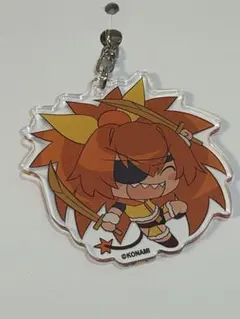 KONAMI　ボンバーガール　アクリルキーホルダー　オレン　未使用品