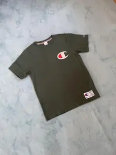 売切定番★チャンピオンメンズTシャツ緑