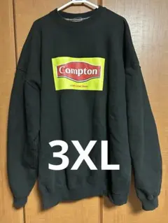 スウェット 黒 3XL ヘビーウェイト ギャング hiphop 裏起毛 ダボダボ