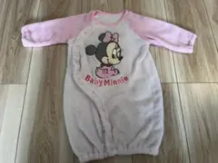 2WAY ミニーマウスカバーオール・ロンパース　50-60cm フリース素材